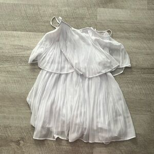 Amazon white romper size large worn once